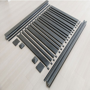 Panneaux de clôture en aluminium, montage DIY, installation facile, faible entretien, découpe sur mesure, clôture à lattes pour jardin - Product Image 6