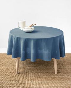 230cm Largeur <span class=keywords><strong>Lin</strong></span> 70inxh Ivoire <span class=keywords><strong>Nappe</strong></span> Ronde Citrons <span class=keywords><strong>Nappe</strong></span> Pour Événement Nappes En <span class=keywords><strong>Lin</strong></span> <span class=keywords><strong>Bleu</strong></span> Clair - Product Image 2