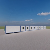 Maison préfabriquée mobile moderne, résistante aux tremblements de terre, en acier, démontable, en kit, type conteneur, modulaire