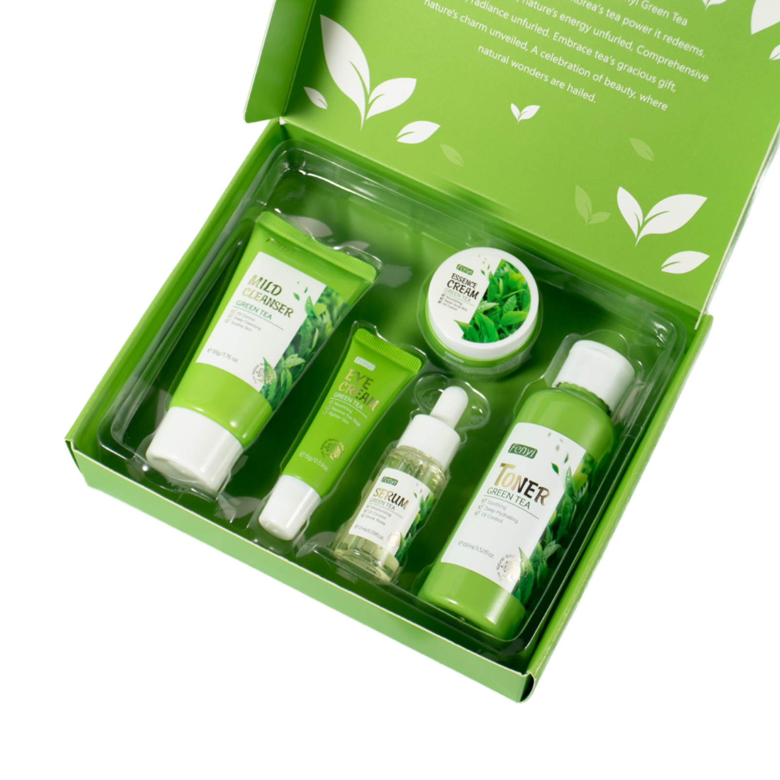 Whitening Essence & Green Essence セット NEW Cosmetics Skin Care Kit Products Anti Aging Brightening Green