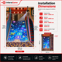 Sistema de Juego Interactivo de Proyección AR, Proyección HD, Área de Juegos Interior, Piscina de Pelotas, Equipo de Juegos Suaves para Niños