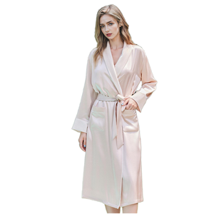 Robes élégantes de nuit pour femme, pyjamas personnalisés en modal pour femme, robes longues, peignoirs de maison pour femme, ensembles de vêtements de nuit et de détente - Product Image 1