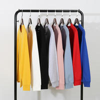 Sweat-shirt à capuche unisexe en coton W04, col ras du cou doublé, logo brodé 3D, personnalisable, couleur unie