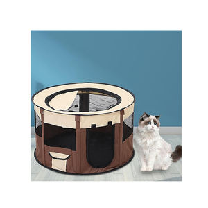 Portable chien parc pour animaux de compagnie pliable intérieur extérieur chat cage de naissance tente d'élevage salle de livraison pour animaux de compagnie stylos de jeu Potable parc pour animaux de compagnie - Product Image 1
