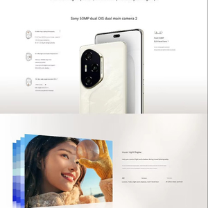 NOUVEAU Original pour HONOR 300 Pro 5G avec écran AMOLED 6,8'' Octa Core Snapdragon 8 Gen 3, batterie 5300 mAh, 120 Hz, charge rapide 100 W, MagicOS 9.0 - Product Image 4