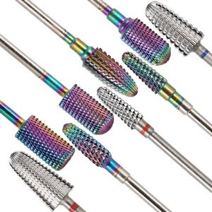 Broca de acero inoxidable arcoíris de alta calidad de 3/32 pulgadas para manicura, herramienta de fresado para herramientas eléctricas, creativa y quirúrgica - Product Image 4