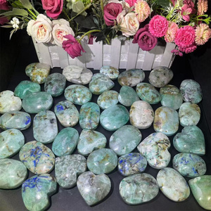 Giá Bán buôn tinh thể tự nhiên trái tim chữa bệnh đá Phượng với Lapis Lazuli Palm đá cho trang trí - Product Image 1