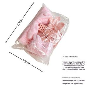 Eco-Friendly Custom Plastic Hair Tie Sets, Featuring Embroidered Headbands for Promotional Activities - Product Image 2