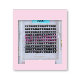 ชุดช่อขนตาหนา0.10มม. ทำด้วยมือผมสังเคราะห์เพิ่มวอลลุ่มพร้อมโลโก้ออกแบบได้ตามต้องการ - Product Image 6