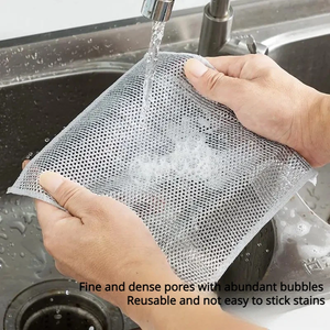 Dây thép kim loại rỉ sét loại bỏ làm sạch vải nhà bếp ma thuật rửa chén Khăn làm sạch Rag lò vi sóng bếp sạch công cụ món ăn vải - Product Image 6