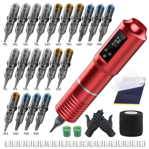 <b>Electric</b> Tattoo Gun Machine Set Complete Tattoo Machine <b>Kit</b> for Body Art Professional Artists Supply for Professional Use - Product Image 2