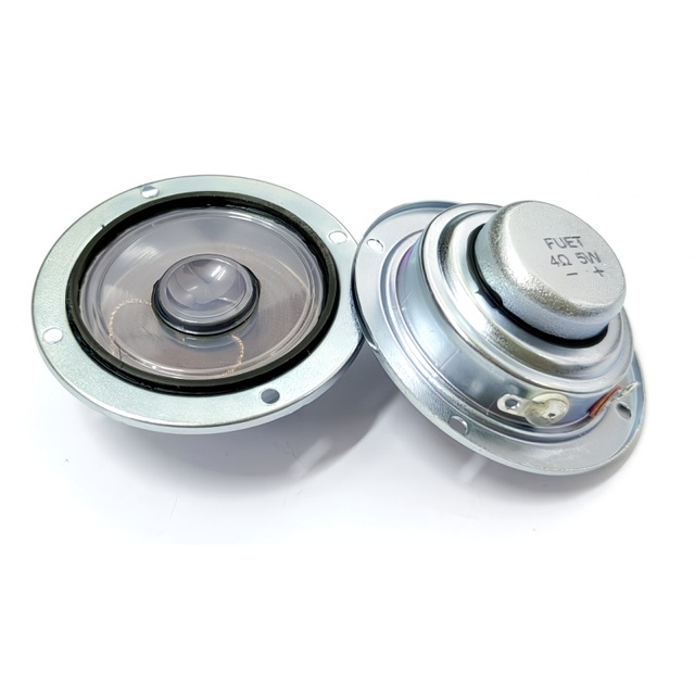 2 Inch IP68 50MM Portable Waterproof Round Frame Multimedia 4 Ohm 5 Watt Transparent Wireless Bluetooth Speakers for Outdoors