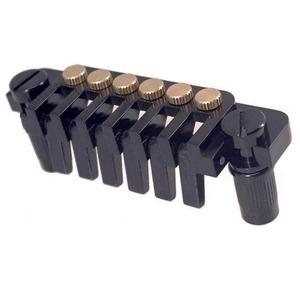 LP Guitare électrique <span class=keywords><strong>Tune</strong></span> <span class=keywords><strong>O</strong></span> <span class=keywords><strong>Matic</strong></span> Bridge Pull Plate Tail Piece Reversible String Code Guitar Roller Saddle Bridge TP-6 Bridge Stop - Product Image 3
