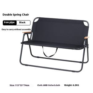 Hiện đại di động ngoài trời gấp bãi biển ghế với treo xử lý cho cắm trại và du lịch bền kim loại có thể gập lại ghế - Product Image 6