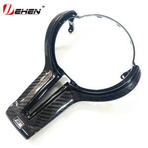 Untuk BMW Seri <span class=keywords><strong>M</strong></span> F80 F82 F10 F06 F12 F13 F15 F16 <span class=keywords><strong>M</strong></span>-sport F20 F22 F30 F31 F32 F33 F36 Untuk BMW Trim Setir Serat Karbon - Product Image 1