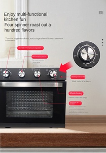 เตาอบไฟฟ้า4ปุ่มควบคุม25L สำหรับใช้ในครัวเรือนเตาอบแบบพาความร้อนเตาอบผู้ผลิตเตาอบ - Product Image 5