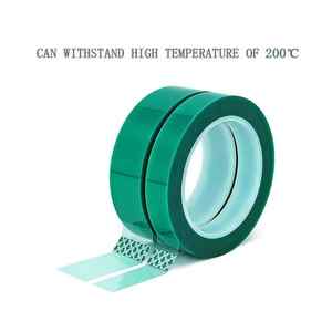 <span class=keywords><strong>Film</strong></span> PET <span class=keywords><strong>Mara</strong></span> vert avec colle acrylique 5S Isolation du transformateur à fines rayures Ruban électrique en polyester Mylar auto-adhésif - Product Image 2