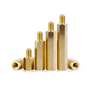 M2 M2.5 M3 M4 M5 M6 macho a rosca hembra distancia tornillo Pilar perno PCB hexagonal latón separador espaciador - Product Image 4