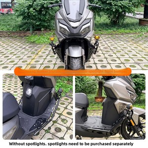 Nuovo Supporto per Faro in Acciaio al Carbonio Spesso, Compatibile con Protezione Motore <span class=keywords><strong>SYM</strong></span> <span class=keywords><strong>Joyride</strong></span> 300, Protezione Tubo di Scarico Posteriore, Anti-Caduta, Resistente - Product Image 6