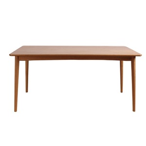 Table à manger rectangulaire en bois massif, bois de cerisier, chêne blanc, structure stable en cadre de boîte, meubles de salle à manger - Product Image 5