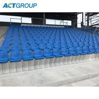 Chaises de stade intérieures durables et économiques, sièges en plastique pour stades de football