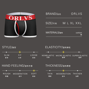 Muestra gratis Hombre Bañadores <span class=keywords><strong>Gay</strong></span> Boxer de algodón de Bikini breve ropa interior - Product Image 3