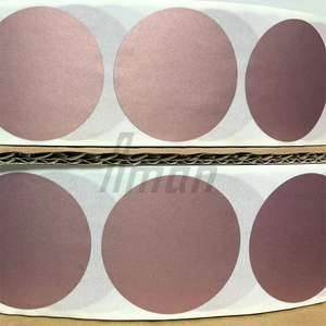 <b>Scratch</b> Off Stickers Rose Gold Round 40mm Anti-Counterfeiting Label for Password Card Game Card Recharge Card B2B Custom Packagi - Product Image 2