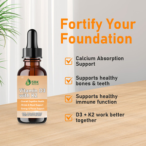 Vitamine D3 de haute qualité avec K2 en gouttes liquides – Vitamine D3 pour la force osseuse, le calcium essentiel, le soutien du calcium et de l'humeur - Product Image 5