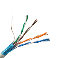 Cable de Red Blindado Cat5e FTP de 26 AWG Marca ZhongTong, Cobre Desnudo Libre de Oxígeno, 4 Pares, Rollo de 500m, Baja Interferencia, Precio Económico