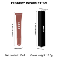 Service OEM – Traitement Lèvres au Peptide Hydratant et Repulpant, Gloss Teinté en Tube Souple Non Collant pour Marque Personnalisée