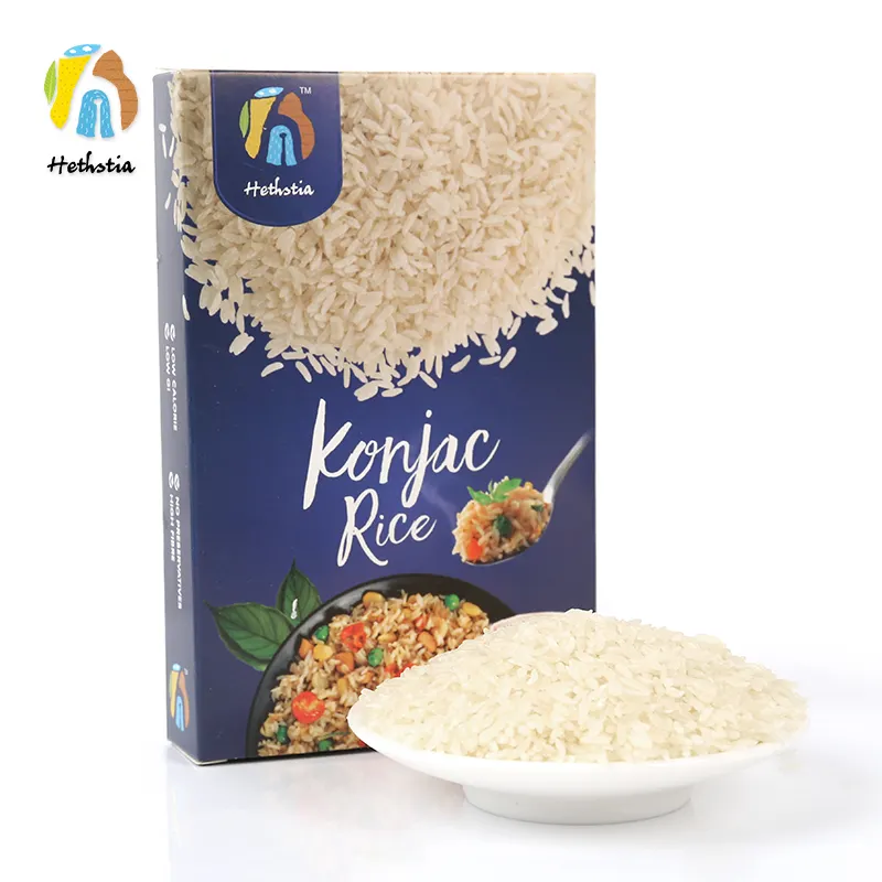 Factory high quality dried shirataki konjac rice taste for ASIA