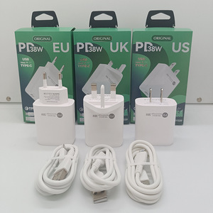 Universal Qc3.0 อะแดปเตอร์ Pd 12W ถึง 20W Fast ชาร์จ USB และ USB <span class=keywords><strong>C</strong></span> ประเภท <span class=keywords><strong>C</strong></span> 18W สําหรับโทรศัพท์มือถือทํา ABS - Product Image 5