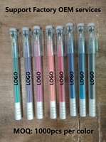 Stylo effaçable OEM, fabrication directe, 0,5 mm, couleurs vives, plastique, pour la vente en gros de papeterie