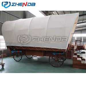 Tenda del carro di lusso dell'hotel della famiglia di fascia alta tenda rimovibile della carrozza del carro di conestoga adatta <span class=keywords><strong>per</strong></span> il campeggio all'aperto - Product Image 3