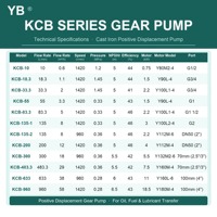 KCB 135 Getriebeölpumpe 135 LPM 2,2 KW 304 Edelstahl Chemikalienbeständige Schmierpumpe mit Elektromotor