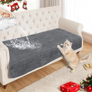 Flannel Waterproof Pet Sheet Washable Warm Soft Underlay for Dogs and Cats Urine Pad Super Absorbent Nursing Care Pet Mat - Product Image 2