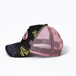 Customized <strong>Von</strong> Sports Cap Custom Embroidered <strong>Dutch</strong> Trucker <strong>Hat</strong> Street Retro Skateboard Surfing Cap Soft Top Hip Hop Baseball <strong>Hat</strong> - Product Image 3