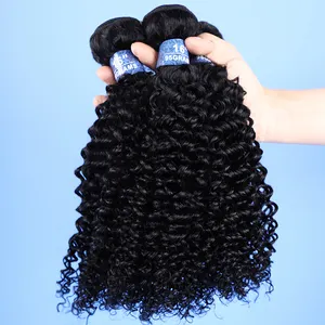 Mèches brésiliennes Remy naturelles de qualité humaine, tissage de cheveux humains, à cuticules, cheveux vierges non traités, 100%, vente en gros,