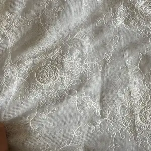 2017 Perfect flower design Fabric With Cutwork Embroidery