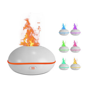 Humidificateur à brume fraîche en gros, diffuseur, diffuseur d'arômes, lampe humidificateur 3D effet flamme, diffuseur d'arômes, humidificateur de bureau, lumière de flamme - Product Image 1