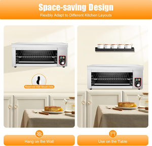 Fondoir à fromage électrique fondeur à fromage machine à fondre le fromage <span class=keywords><strong>salamandre</strong></span> gril à griller gril électrique commercial barbecue mural - Product Image 6