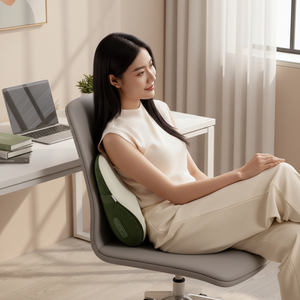 SIAASOO W4 Massaggiatore per la Vita, Cuscino Massaggiante da Ufficio per Spalle, Gambe, Schiena e Colonna Cervicale con Funzione Impastante e Compressione Calda - Product Image 1