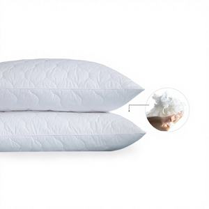 Oreiller <span class=keywords><strong>de</strong></span> <span class=keywords><strong>lit</strong></span> matelassé blanc <span class=keywords><strong>de</strong></span> haute qualité 100% coton pour la maison et l'hôtel - Product Image 3