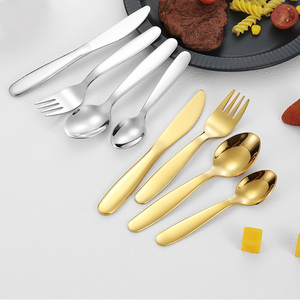 Juego de Cubiertos para Niños SS304, Juego de Cubiertos de Acero Inoxidable para Niños Pequeños, Cuchillo, Tenedor y Cuchara para Niños - Product Image 6