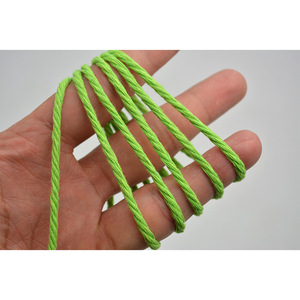 Hot Macrame Bông Dây 5Mm Handmade <span class=keywords><strong>4</strong></span> Xoắn Bện Bông Dây Thủ Công Dây Cho Tấm Thảm Catchers Đan Nhà Máy Móc Áo Tự Làm - Product Image 3