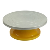 Plateau tournant unilatéral en métal poterie baguage roue de poterie bricolage céramique argile outils plaque rotative gâteau Table rotative