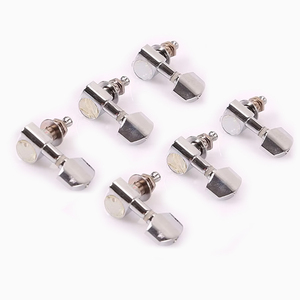 Bán Buôn Nhà Máy Trực Tiếp 6 Bạc Mạ Kim Loại Đầy Đủ Kèm Theo Điện Guitar Tuner Pegs Chất Lượng Cao Điều Chỉnh - Product Image 4