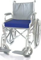 Coussin de fauteuil roulant en gel, mousse à mémoire de forme infusée de gel, confort rafraîchissant, antidérapant, résistant à l'eau, amovible, lavable, écologique