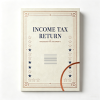 Carpeta de Archivo Fiscal Personalizada al por Mayor con Logotipo Impreso, Carpeta para Declaración de Impuestos de Renta para Preparadores, Organizador, Suministros de Oficina