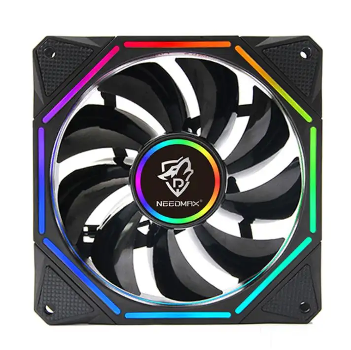 120Mm Cpu Koeler Rgb Fan 12V Computer Case Stille Ventilator Met Led Licht Stille Radiator Pc Fan